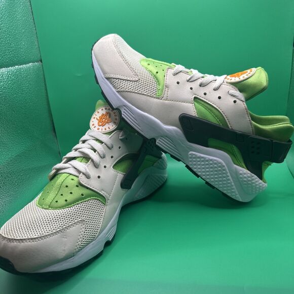 Nike Air Huarache Action Green Off White Sneakers 318429-304 Mens Size 11 main image 4